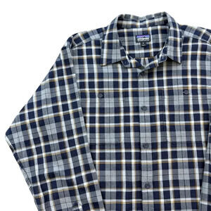 Patagonia Organic Cotton Plaid Button Down Shirt